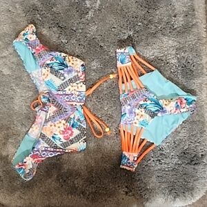 Floral Multicolor Bikini Set